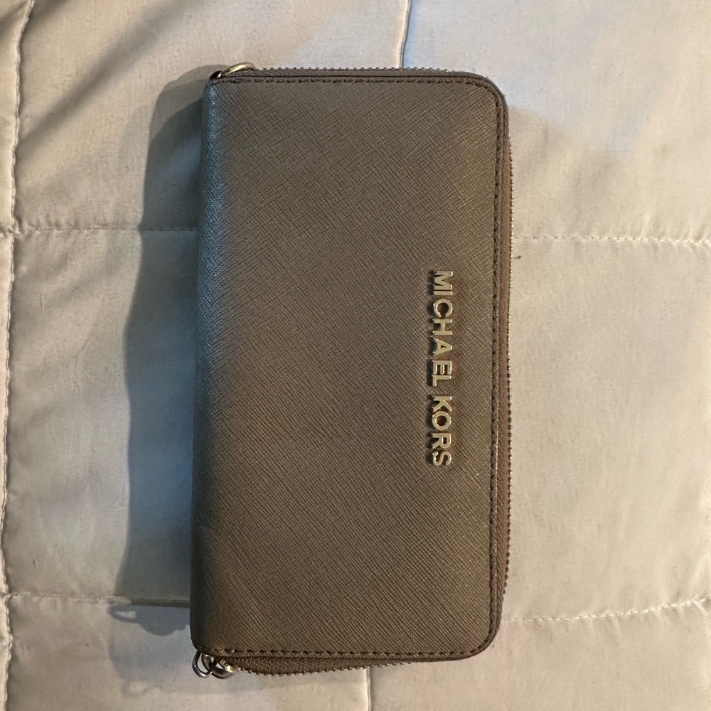 Michael Kors Tan/Gray Wallet
